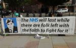 NHS Expo Protest Manchester